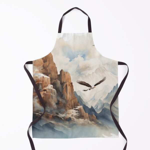 Item preview, Mountain Landscapes with Eagles, Cliffs, and Clouds designed and sold by Zoomie-s.