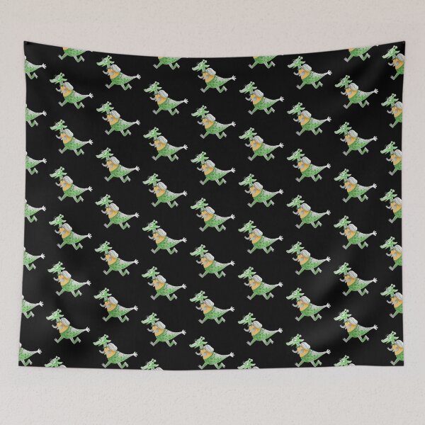 Item preview, Off to school Dinosaur designed and sold by jasmineberry.