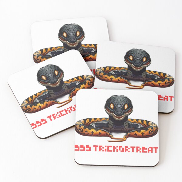 Item preview, Halloween pixel snake  designed and sold by PERFECART.