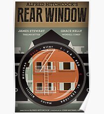 Rear Window alternative movie poster Poster