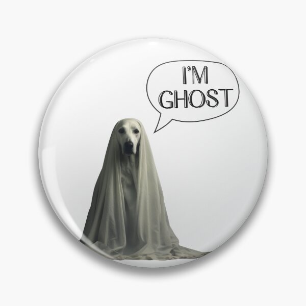 Item preview, Halloween Ghost dog: I'm ghost Vintage designed and sold by GhostGolden.