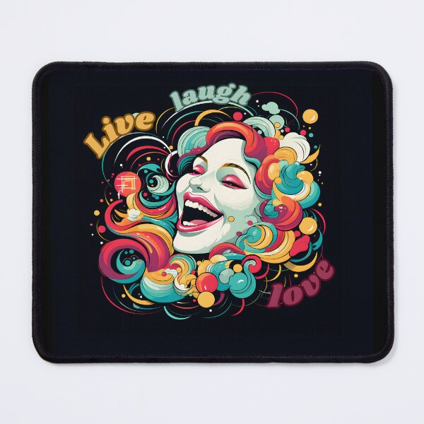 Item preview, Live Love  Laugh - A Colorful and Inspirational Design designed and sold by alaa-mously.