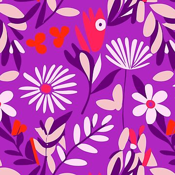 Artwork thumbnail, Floral pattern by Timegraf