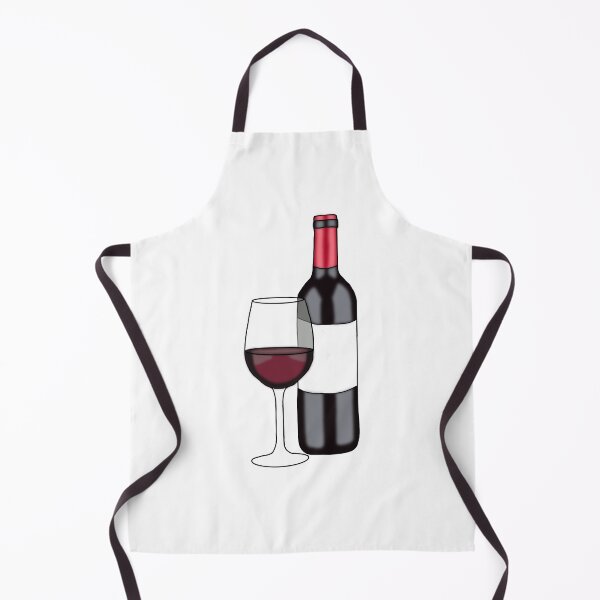 Item preview, Wine bottle with wine glass designed and sold by TagArtCreative.