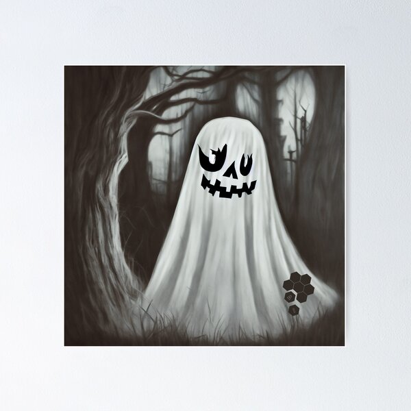 Item preview, Adorable Ghost in the Enchanted Woods designed and sold by AwakenedAlchemy9.