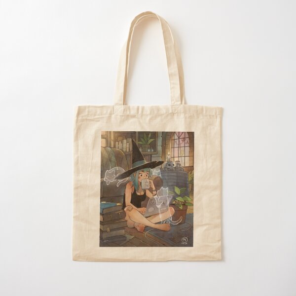 Morning Coffee Cotton Tote Bag