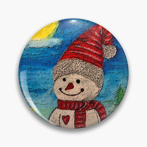 Item preview, Snowman Eagerly Awaiting Santa designed and sold by gleefulme.