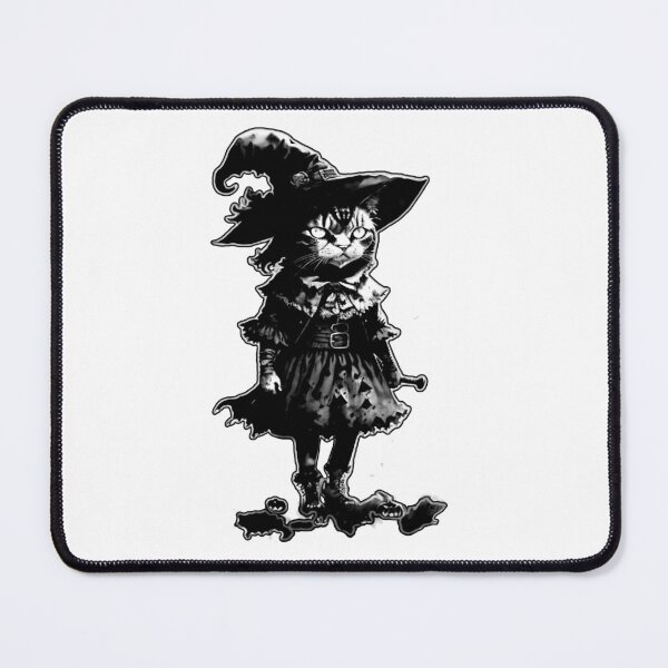 Item preview, Cute Witch cat Halloween Hallows Eve Art designed and sold by sdartproject.