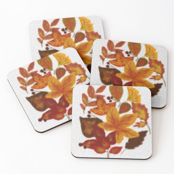 Item preview, Fall leaves pattern designed and sold by Alla Gill.