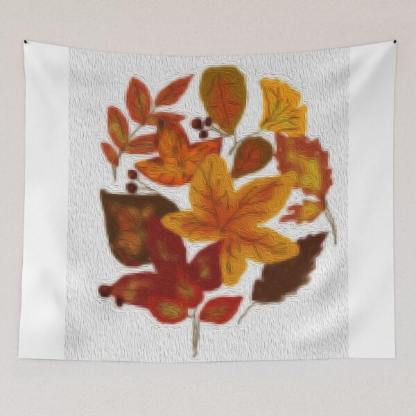 Item preview, Fall leaves pattern designed and sold by Alla Gill.