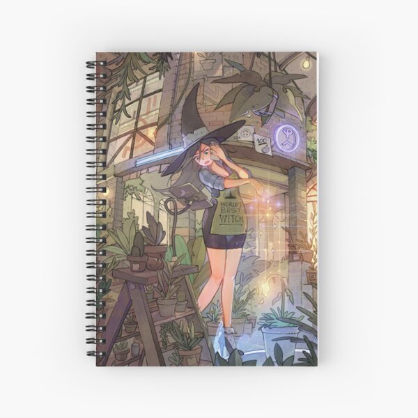 Witches' Broomsticks Spiral Notebook - Botanical Witchy Journal Uni & –  Rogue + Wolf