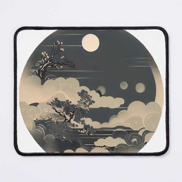 Item preview, Moon night Japanese style designed and sold by Rinohana.