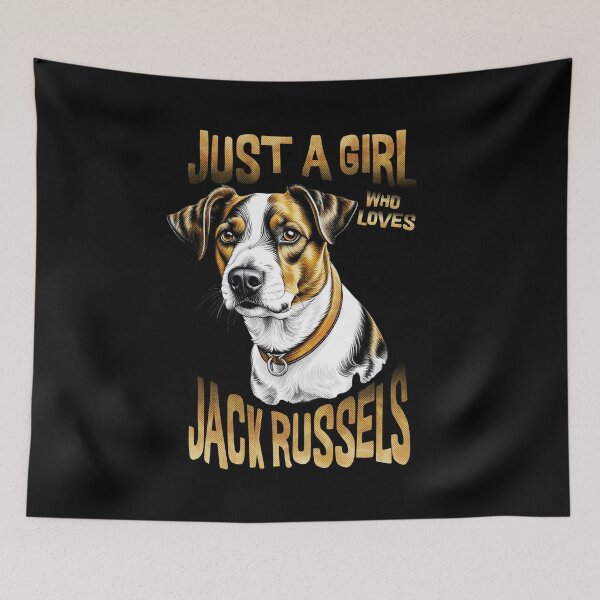 Item preview, Just A Girl Who Loves Jack Russels designed and sold by jbird1979.