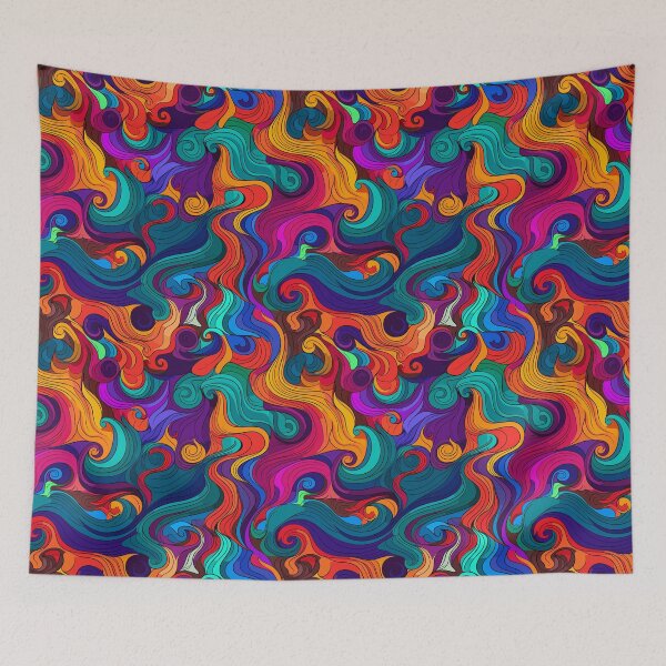 Item preview, Psychedelic Waves designed and sold by ShantyShawn.