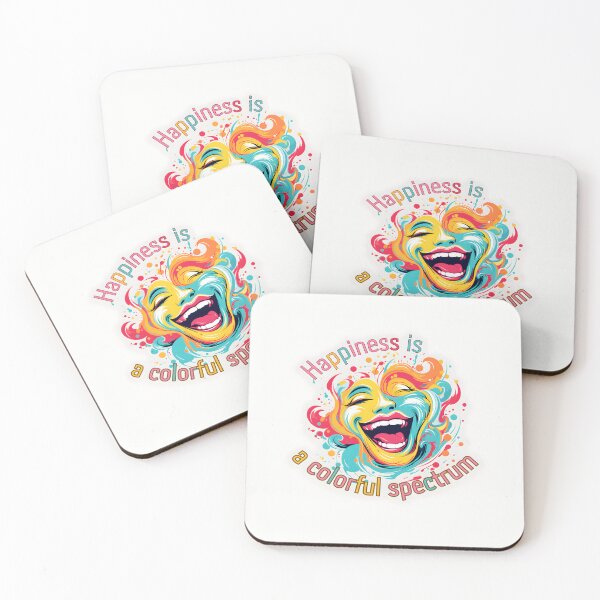 Item preview, Happiness is a colorful spectrum - Rainbow design designed and sold by alaa-mously.