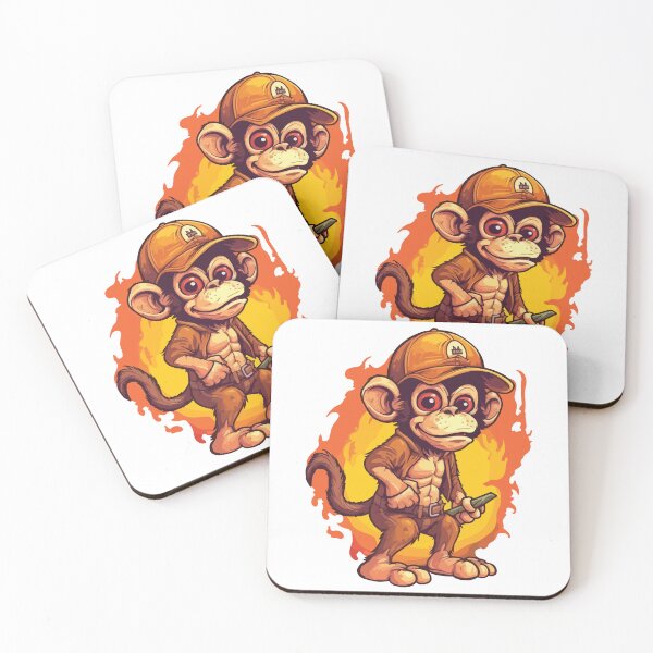 Item preview, Monkey wearing a hat with lights designed and sold by Snice18.