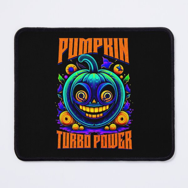 Item preview, Pumpkin Turbo Power Twin Turbo Boost Fast Boosted Speed Fall Autumn Pumpkin Car Racing designed and sold by CarantinedChaos.