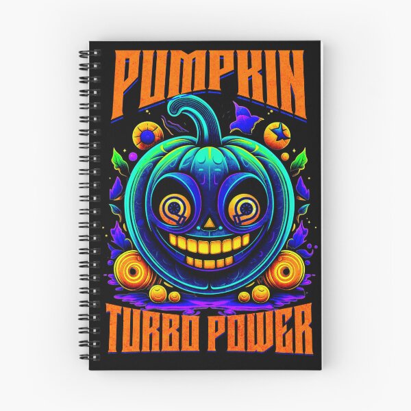 Item preview, Pumpkin Turbo Power Twin Turbo Boost Fast Boosted Speed Fall Autumn Pumpkin Car Racing designed and sold by CarantinedChaos.