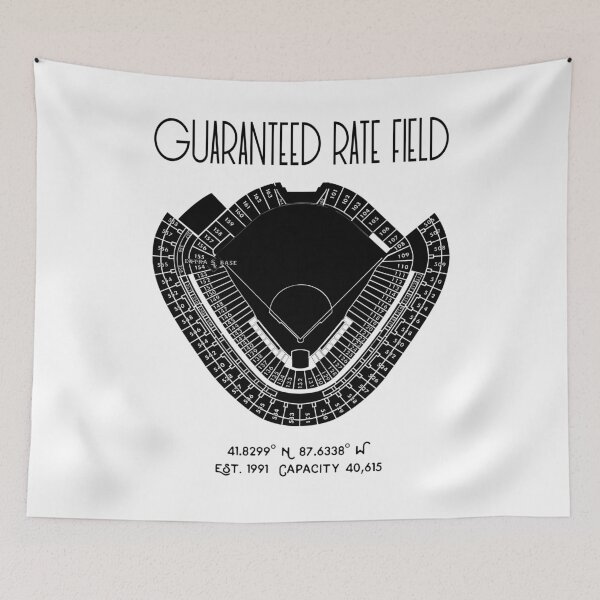 Item preview, Chicago White Sox Guaranteed Rate Field Stadium Baseball designed and sold by Birch Trail Boutique.
