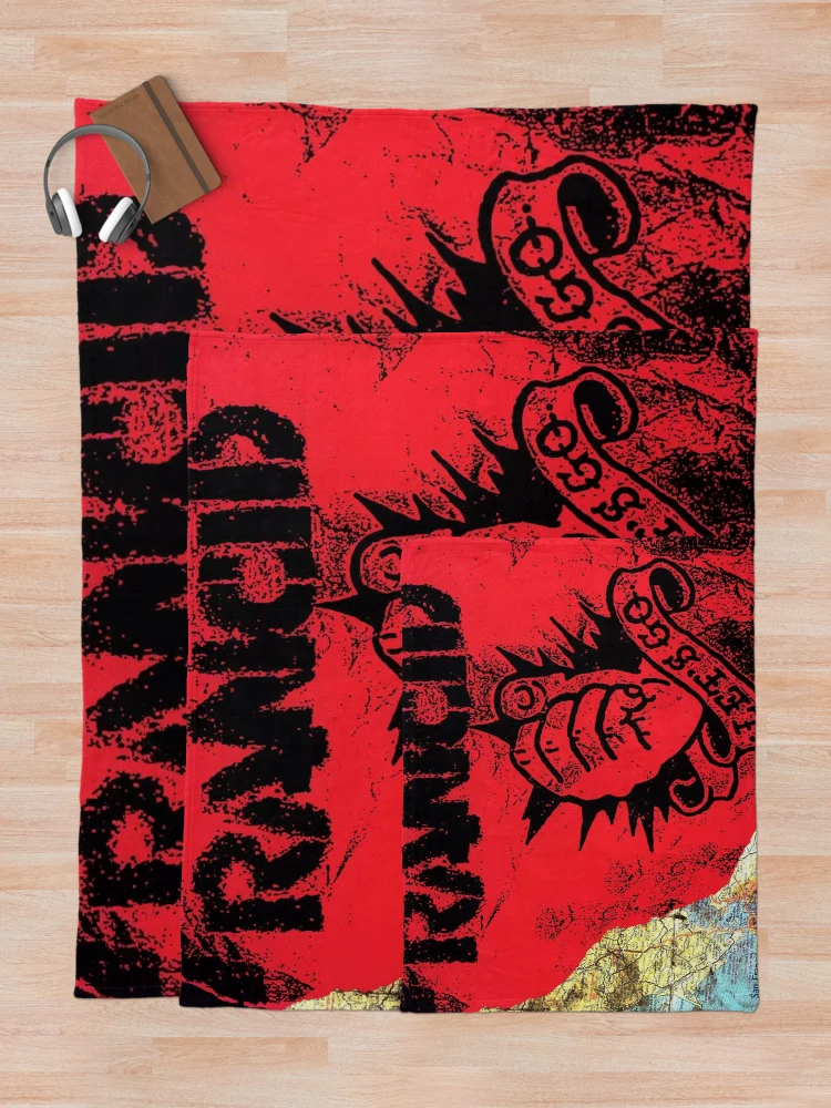 Thumbnail 5 of 6, Throw Blanket, Rancid Rancid Rancid Rancid Rancid Rancid Rancid designed and sold by RobertozCord.