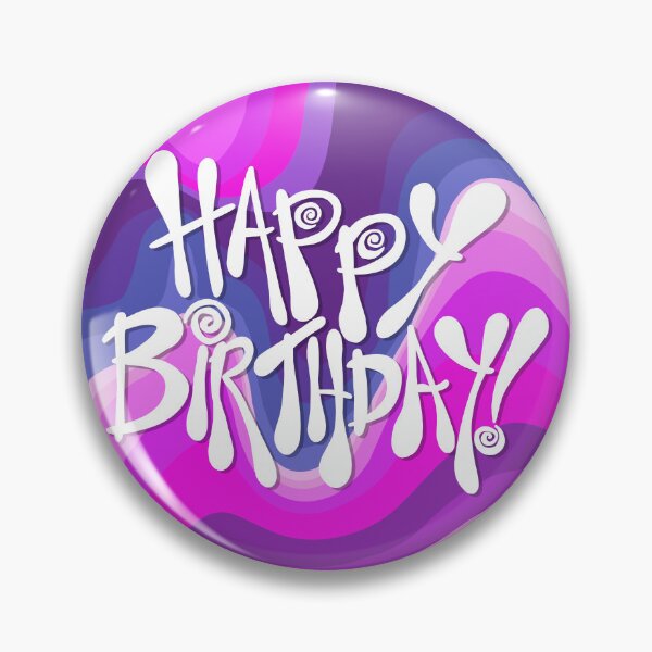 Item preview, “Happy Birthday!” 2 | Groovy Digital Design designed and sold by LiseHoltArt.