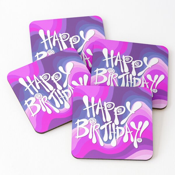 Item preview, “Happy Birthday!” 2 | Groovy Digital Design designed and sold by LiseHoltArt.