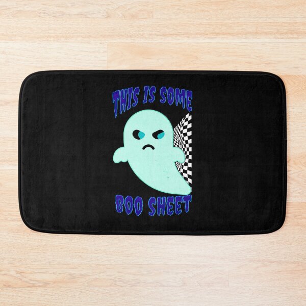 Item preview, This Is Some Boo Sheet Funny Halloween Ghost Scary Checkered Flag Racing Ghost Vibes  designed and sold by CarantinedChaos.