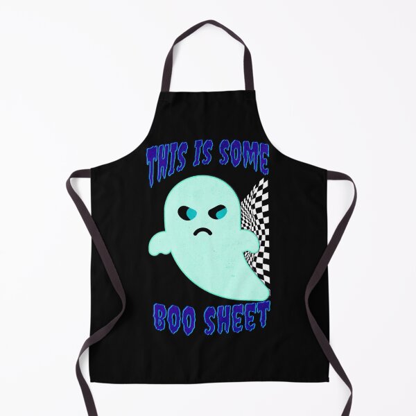 Item preview, This Is Some Boo Sheet Funny Halloween Ghost Scary Checkered Flag Racing Ghost Vibes designed and sold by CarantinedChaos.