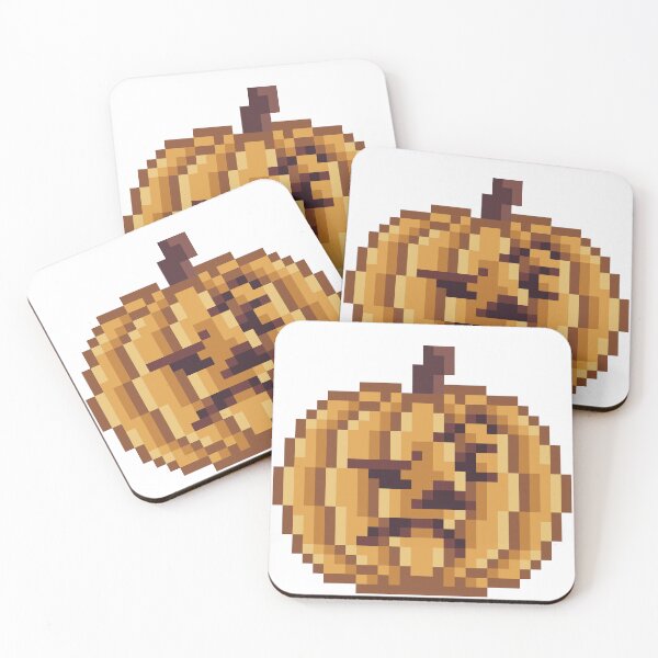 Item preview, Hmmm Pumpkin Pixel Art designed and sold by NightTree.