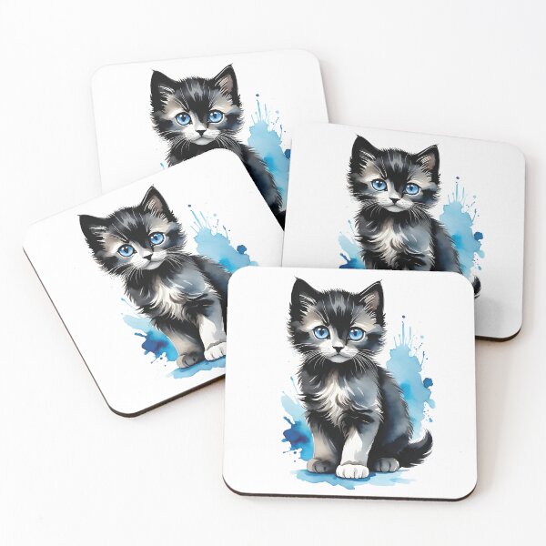Item preview, Cute Kitten - Watercolor designed and sold by Belartee.