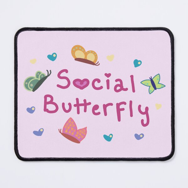 Item preview, Social butterfly cute design designed and sold by Agapeart111.