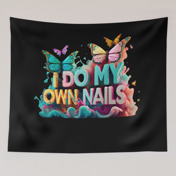 Item preview, I Do My Own Nails, Nail Art  designed and sold by RiffRaffGraffix.