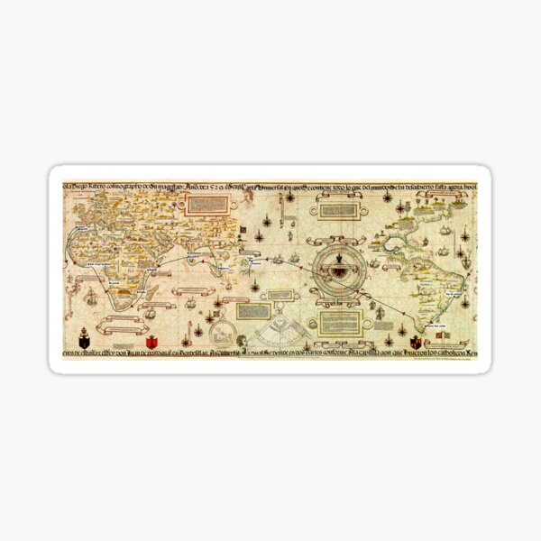Item preview, Enrique of Malacca's Circumnavigation Map designed and sold by OffCide.