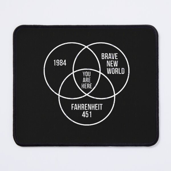 Item preview, 1984 Brave New World Fahrenheit 451 Conspiracy designed and sold by LuellaCFincher.