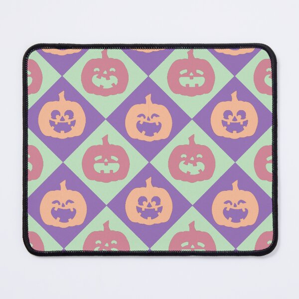 Artikelvorschau, Halloween Jackolantern Style Checkered Purple/Green entworfen und verkauft von KelchKreatives.