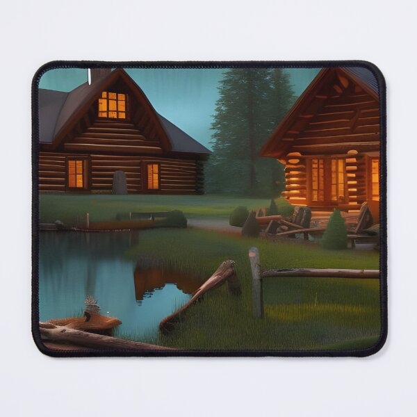 Item preview, Cabins by The Lake designed and sold by Paw's Arts.