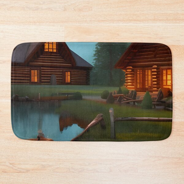Item preview, Cabins by The Lake designed and sold by Paw's Arts.