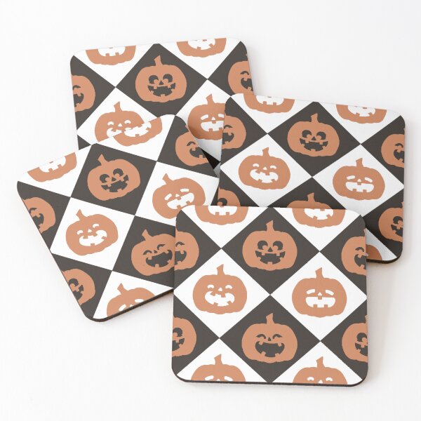Artikelvorschau, Halloween Jacklolantern Style Checkered Black/White entworfen und verkauft von KelchKreatives.