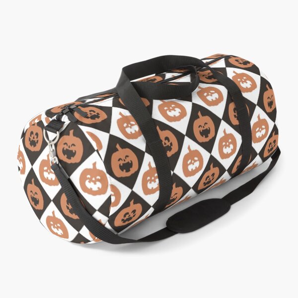 Item preview, Halloween Jacklolantern Style Checkered Black/White designed and sold by KelchKreatives.