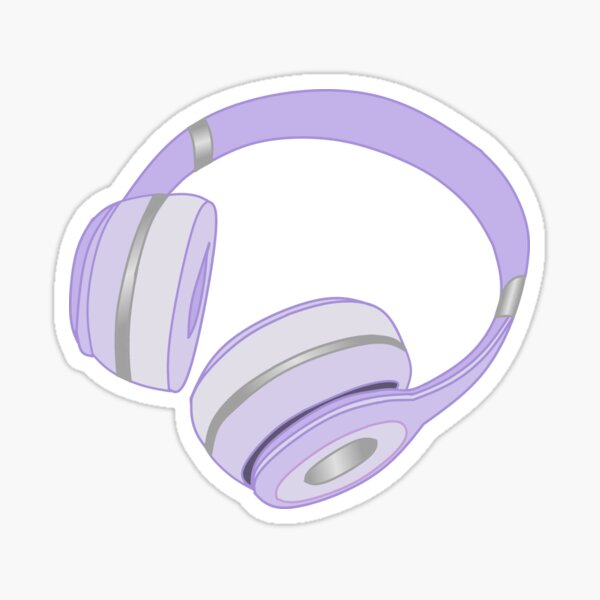 Item preview, Lavender Headphones designed and sold by Araleiya.