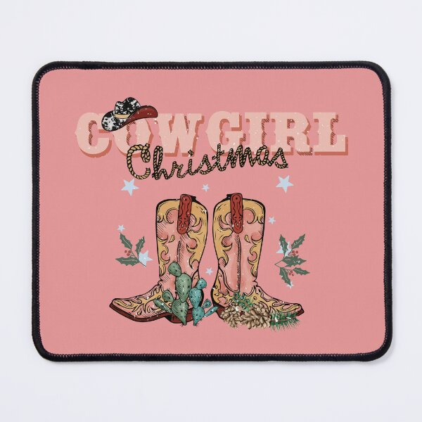 Item preview, Cowgirl Christmas Western Cowboy Boots designed and sold by ArtMeetsPizza.
