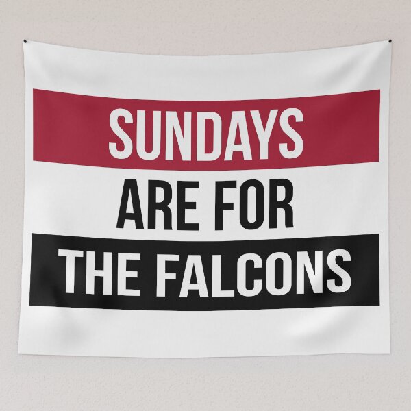 Aperçu de l'œuvre Les dimanches sont pour les Falcons d'Atlanta créée et vendue par EmmaRoseee24.