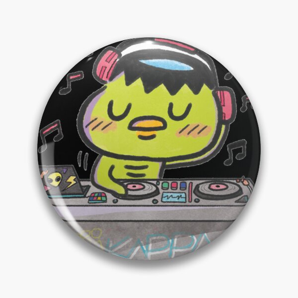 Item preview, Cute Japanese folklore creature Kappa yokai being DJ designed and sold by OzzyMac.