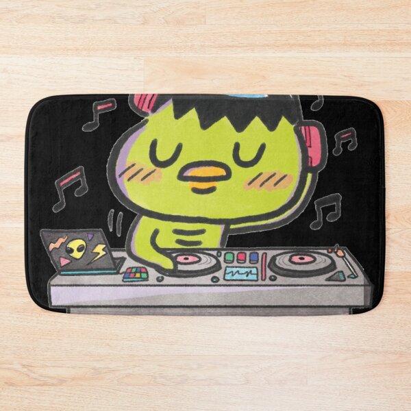 Item preview, Cute Japanese folklore creature Kappa yokai being DJ designed and sold by OzzyMac.