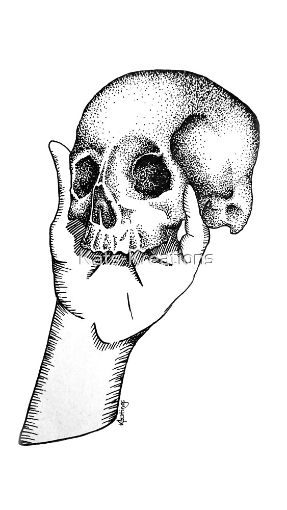 "Alas, poor Yorick" by Katherine Hastings Redbubble
