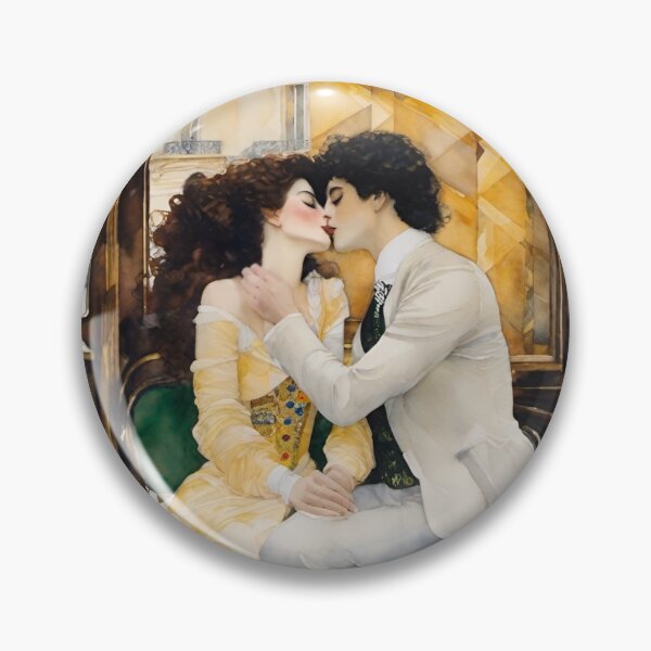 Item preview, Kissed by Paris: A Café Reimagining of The Kiss…Art By Carraann designed and sold by CARRAANN.