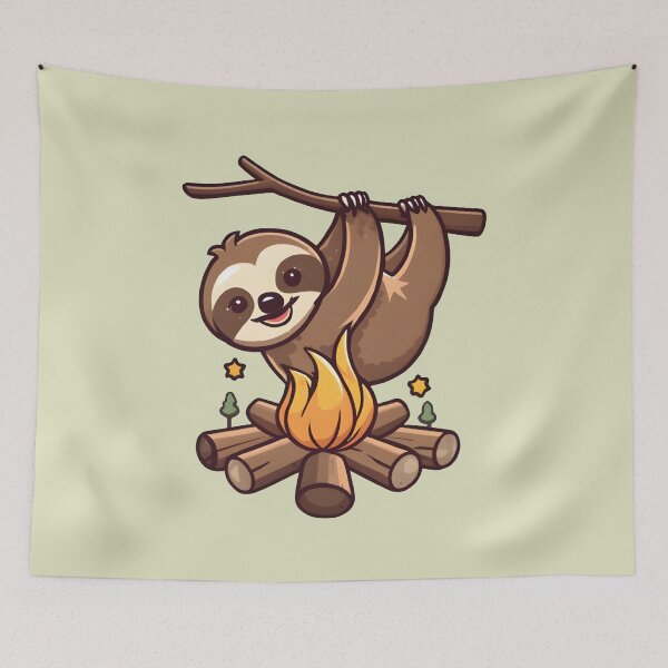 Item preview, Campfire Sloth designed and sold by ratchawoot.