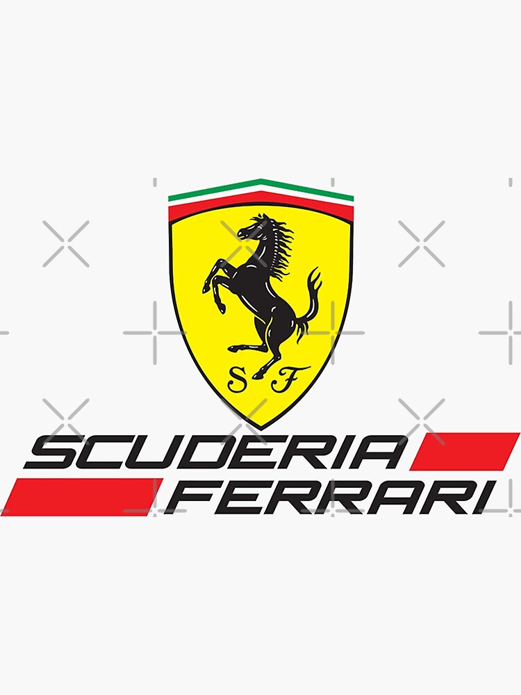 Scuderia Ferrari Logo Stickers for Sale