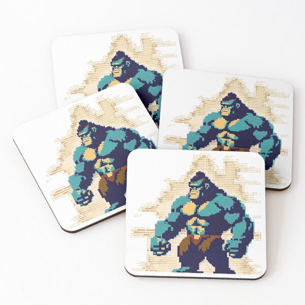 Item preview, 8 BIT ART - GORILLA  designed and sold by CleverCulture.
