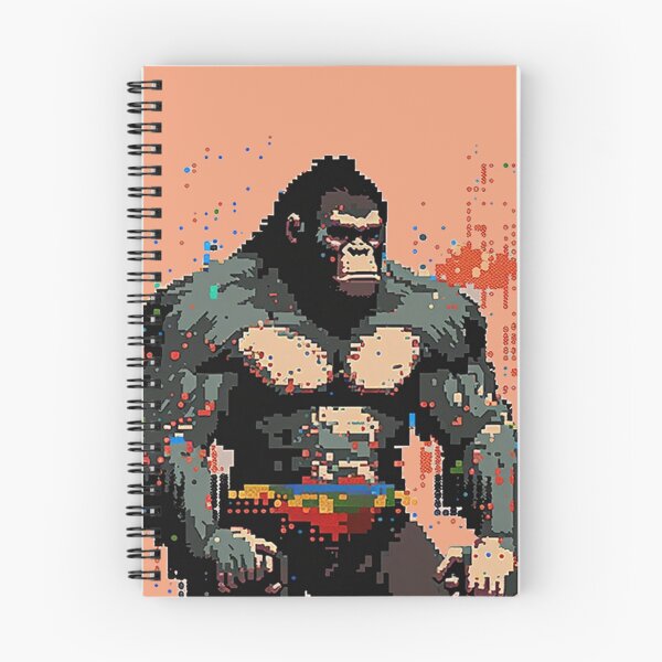 Item preview, 8 BIT ART - GORILLA  designed and sold by CleverCulture.